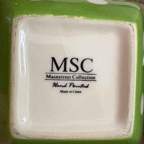 Mainstreet Collection Hand-Painted Strawberry Dip Snack Fruit Dish Trinket Bowl - Picture 3 of 6